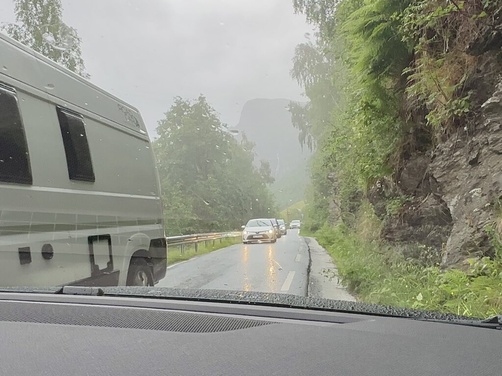 Road to Stegastein Lookout