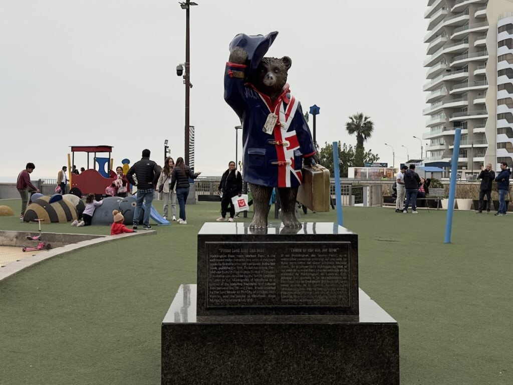 Paddington Bear Statue Lima