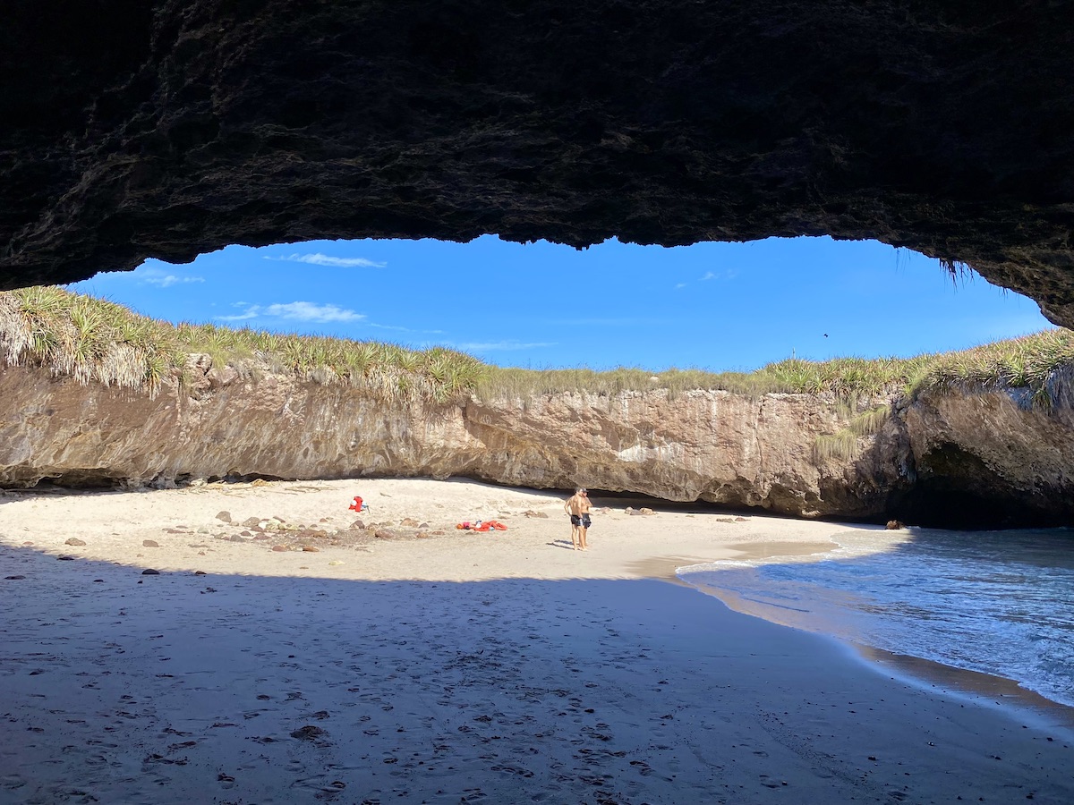 Hidden Beach in Mexico