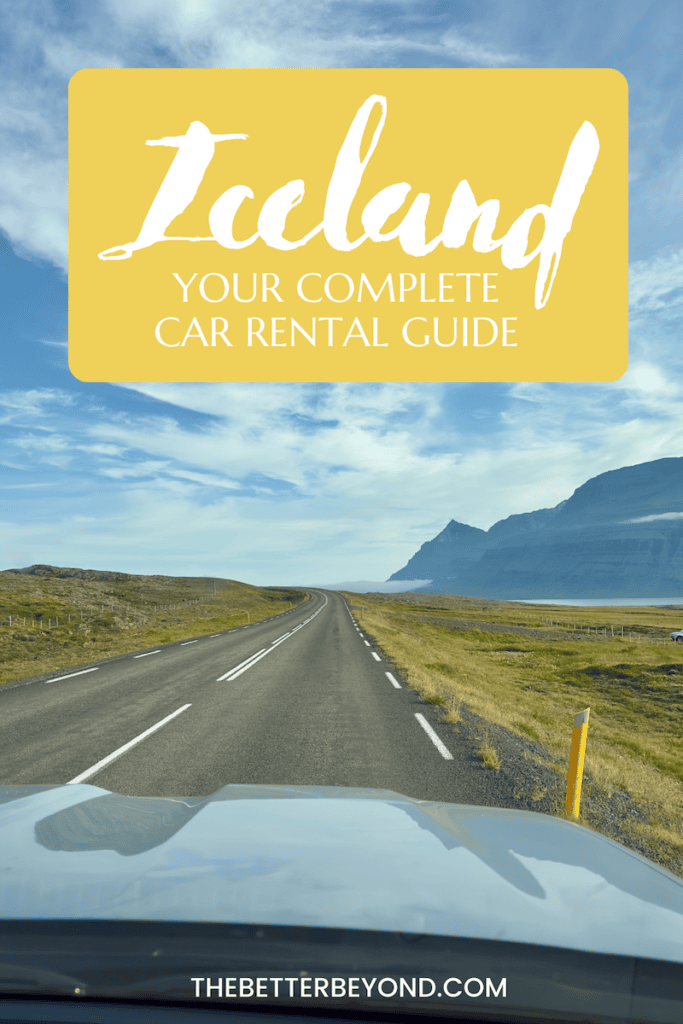 Best Car Rental Iceland Guide (Pinterest Pin)