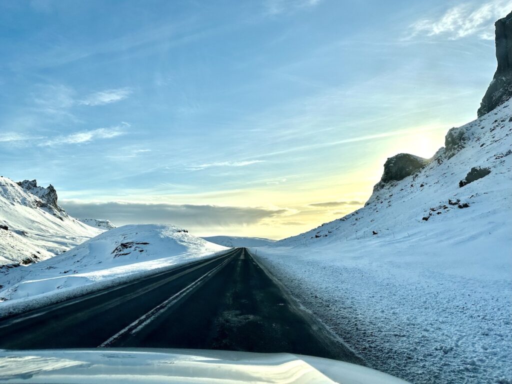Winter Driving in Iceland