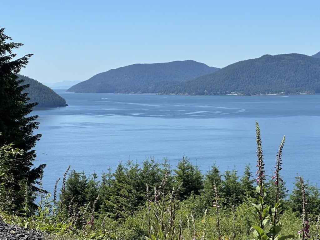 View of Howe Sound from Lions Bay, BC