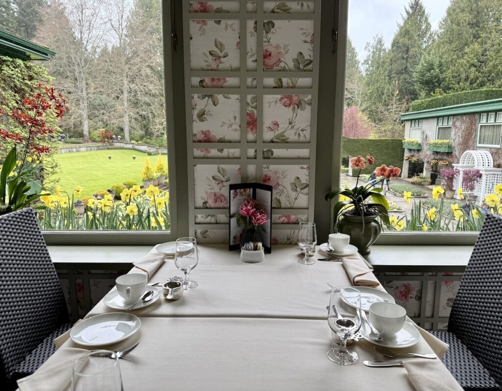 Afternoon Tea at The Butchart Gardens - Kids Victoria BC
