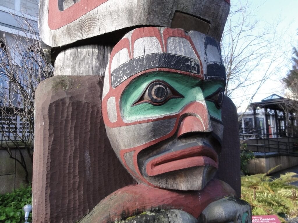 Victoria Activities for Kids - Totem Pole at the Museum