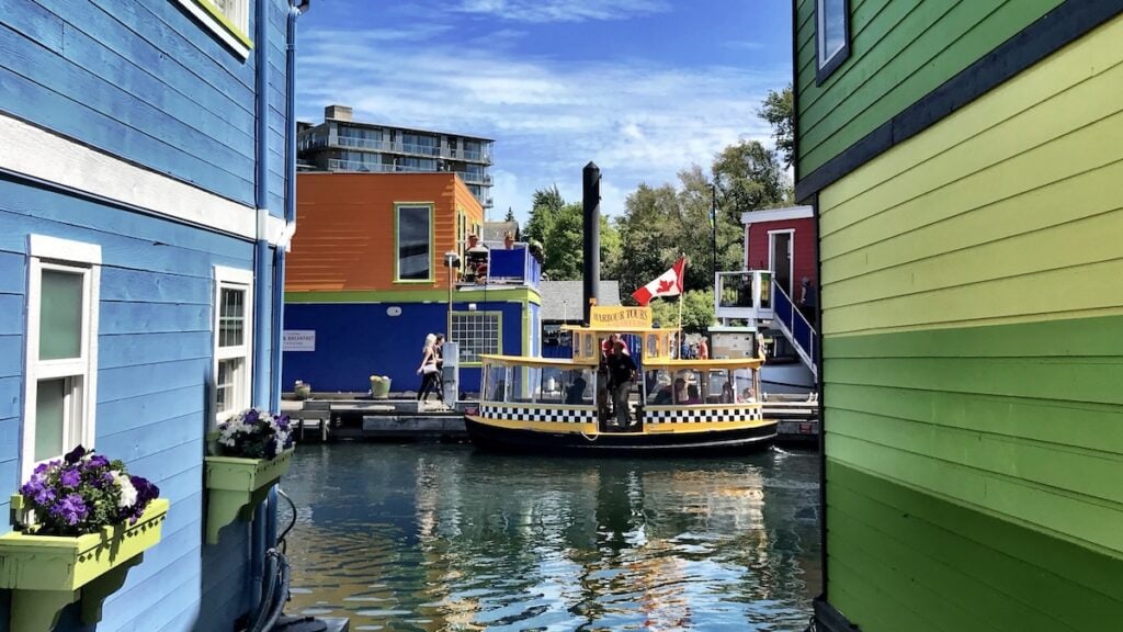Fisherman’s Wharf in Victoria BC, a fun place to visit with kids