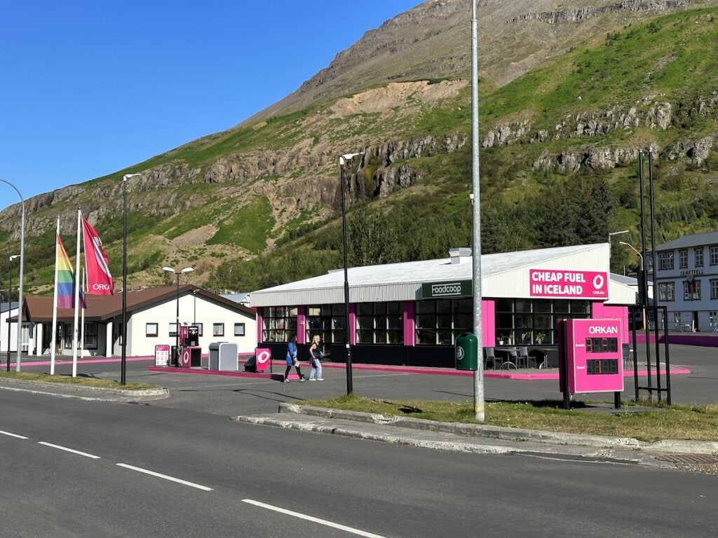 Gas Station on Iceland's Ring Road