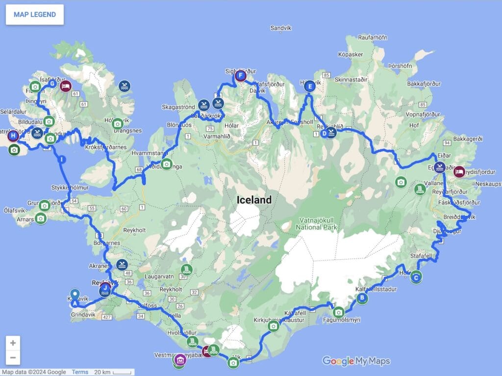 Ring Road Map – The Better Beyond Itinerary