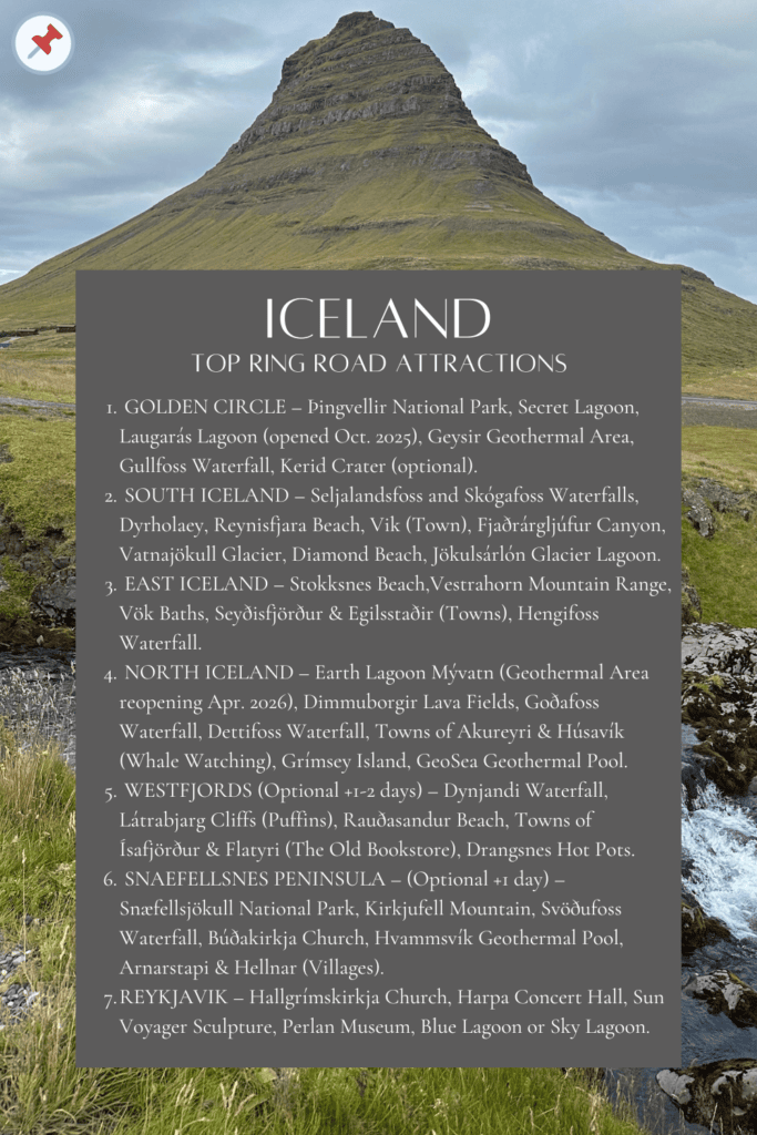 Iceland the Ring Road Pinterest Pin