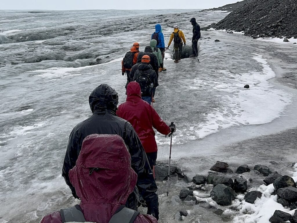 Glacier Walk in Iceland