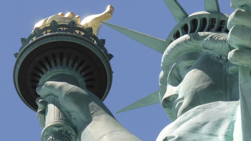 Statue of Liberty in New York City, one of the best things to do in NYC with kids