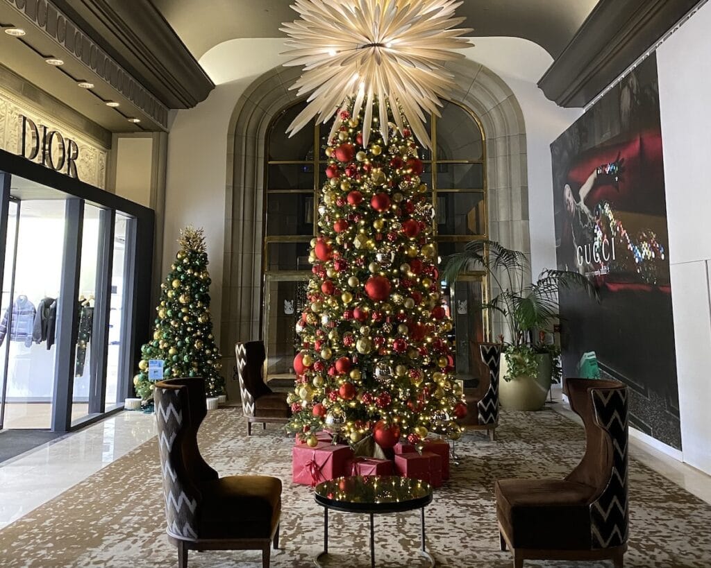 Hotel Vancouver Lobby at Christmas