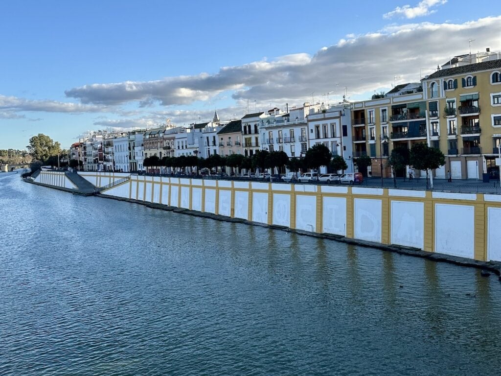 Houses along Calle Betis, Seville