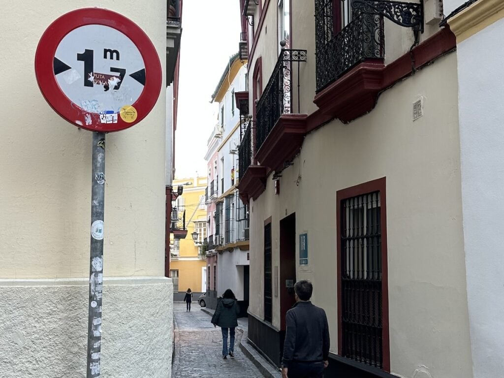 Narrow Streets of Seville, Spain