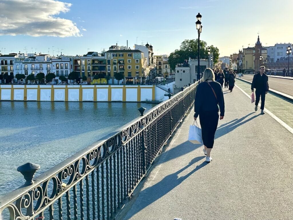 Walking in Seville in February