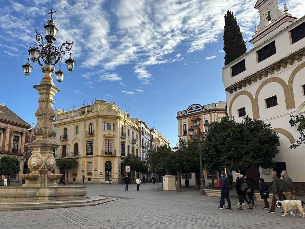 Taking a Walking Tour in Seville