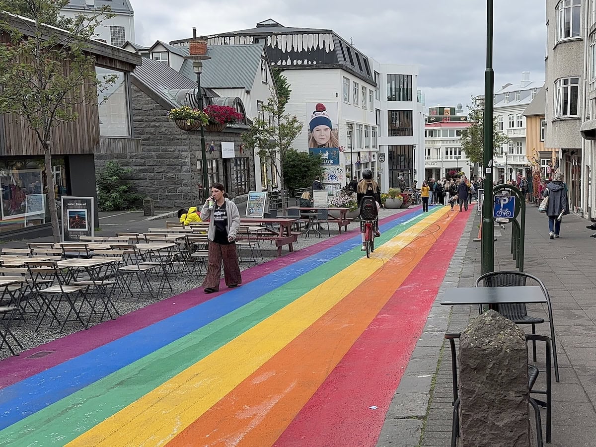 Rainbow Street Reykjavik