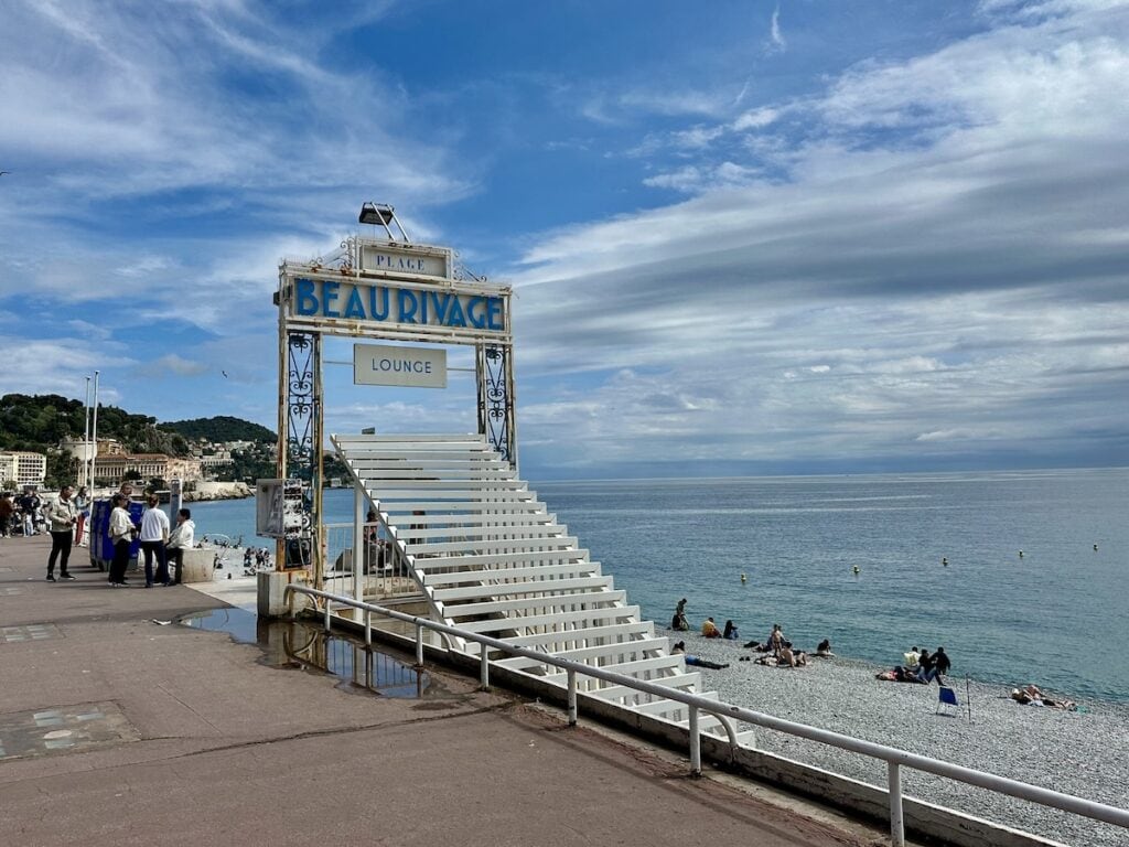 The Beach at Nice, France