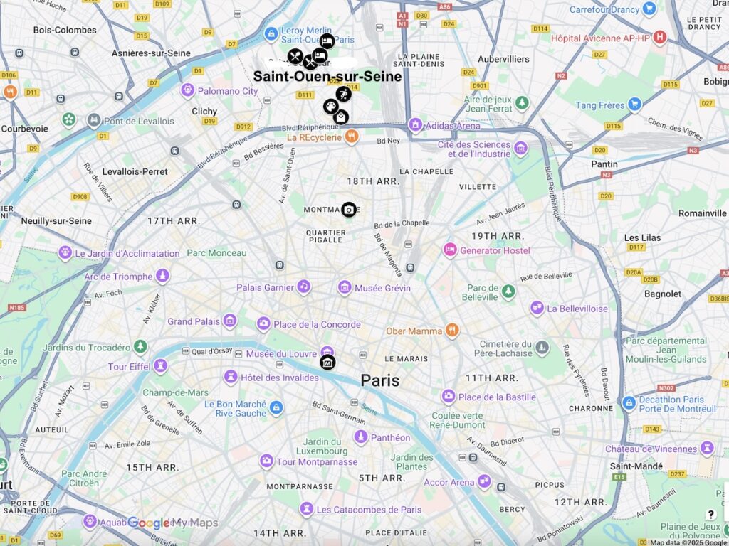 Saint-Ouen Map