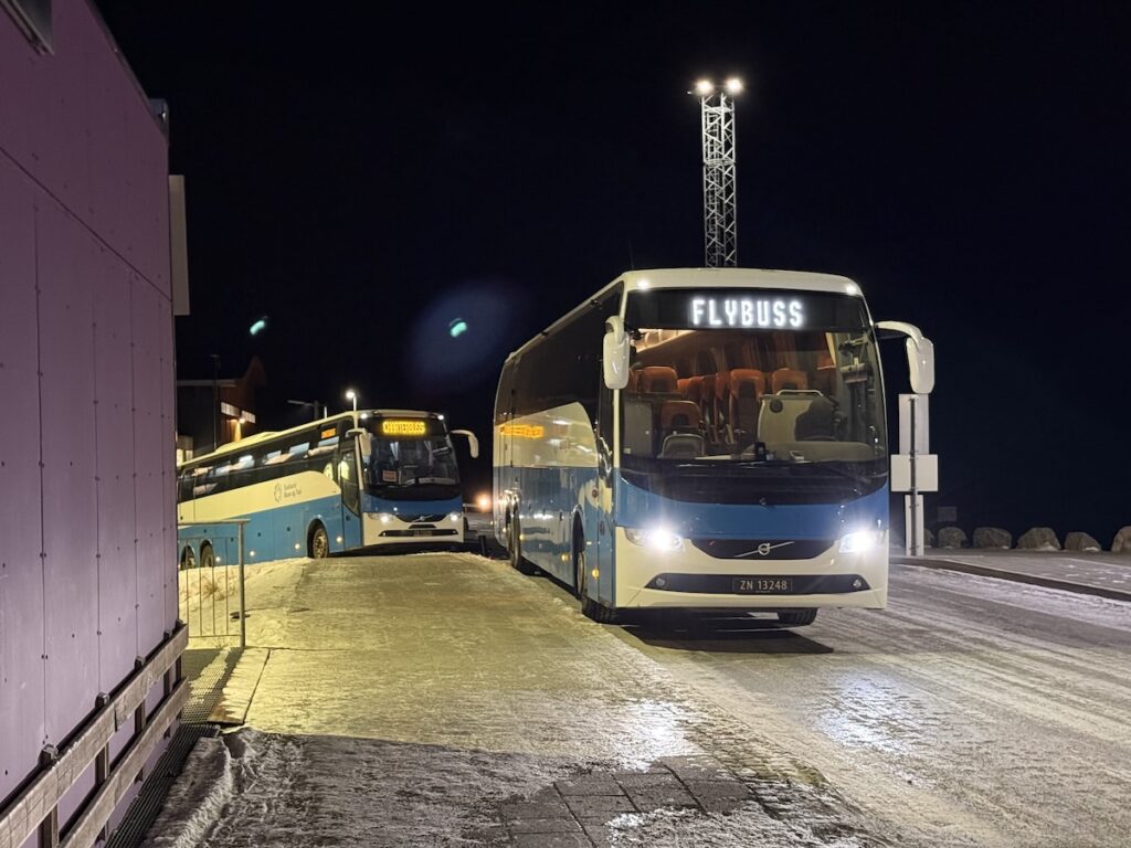 Flybussen Airport Shuttle at Longyearbyen Airport