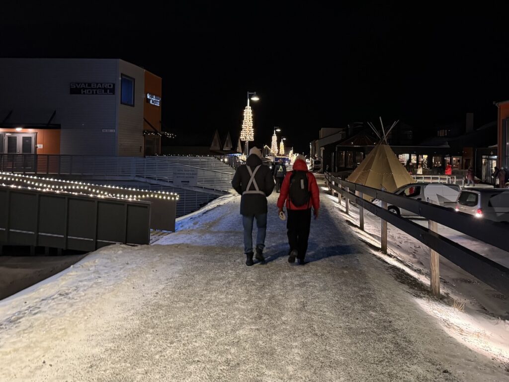 Locals in Relflective Vests