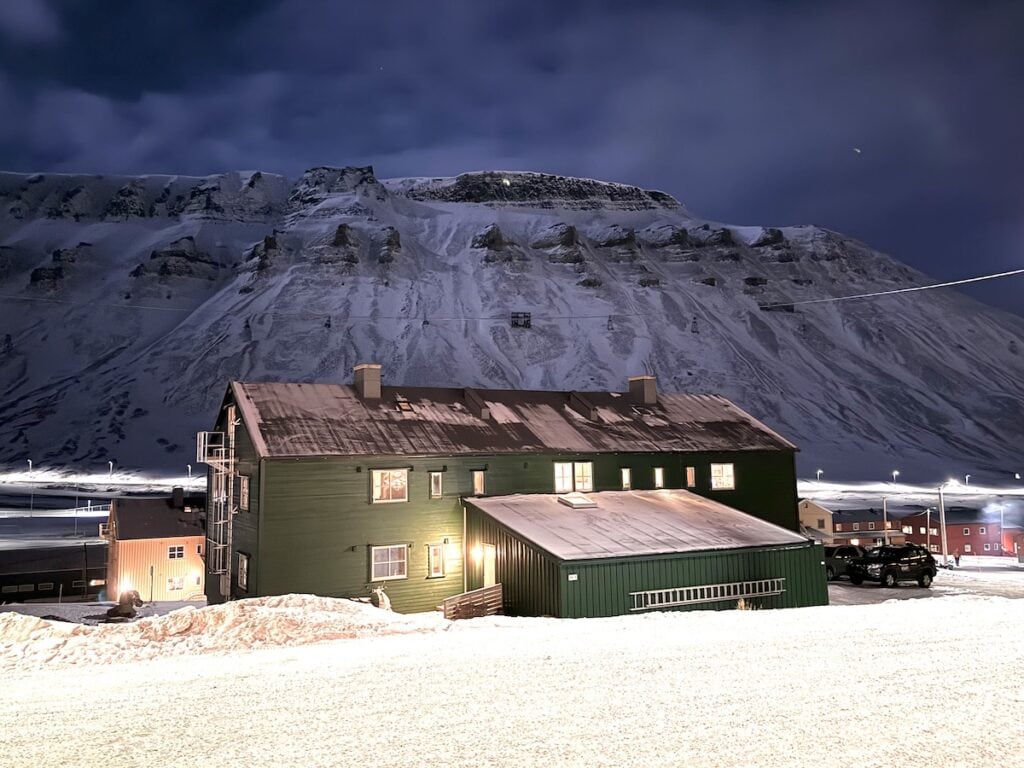 House in Svalbard in Winter