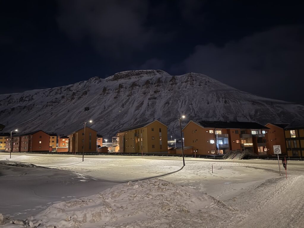 Apartment blocks in Longyearbyen