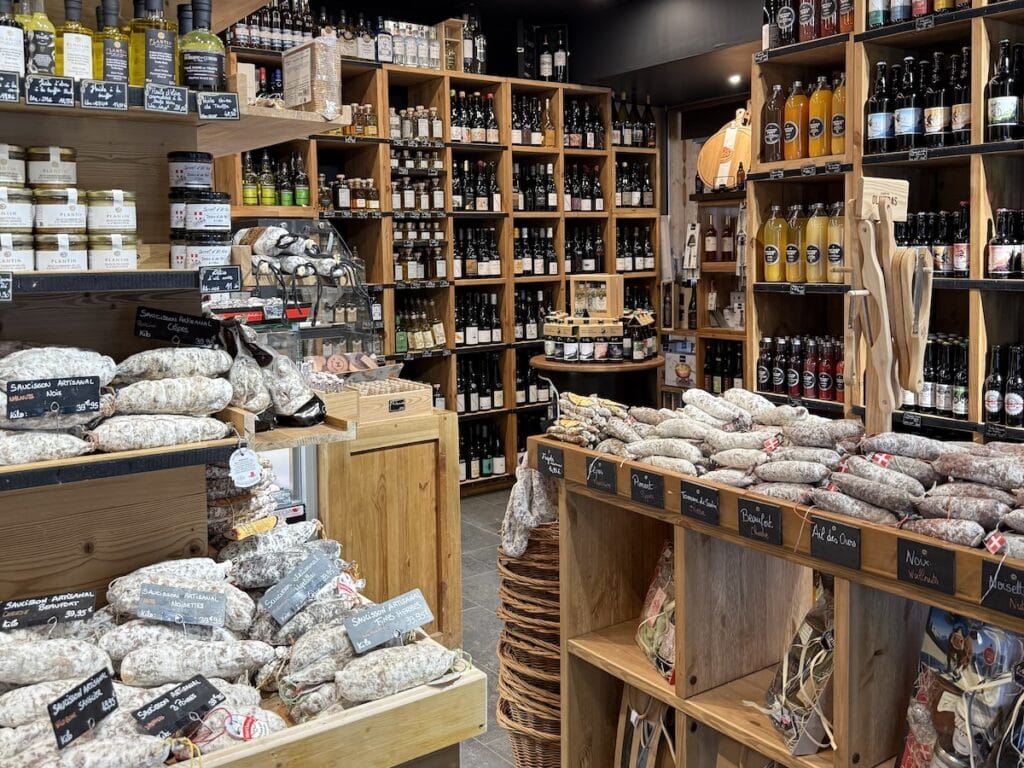 Interior of Farto Savoie Grocery Store in Meribel Mottaret