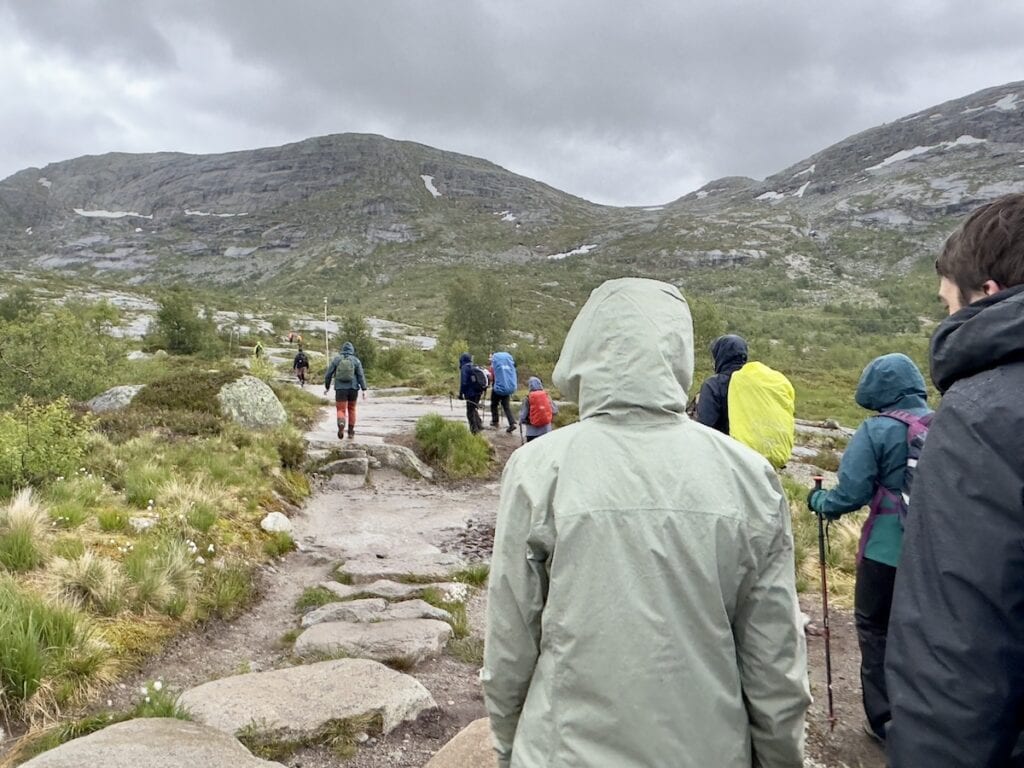 Hiking to Trolltunga