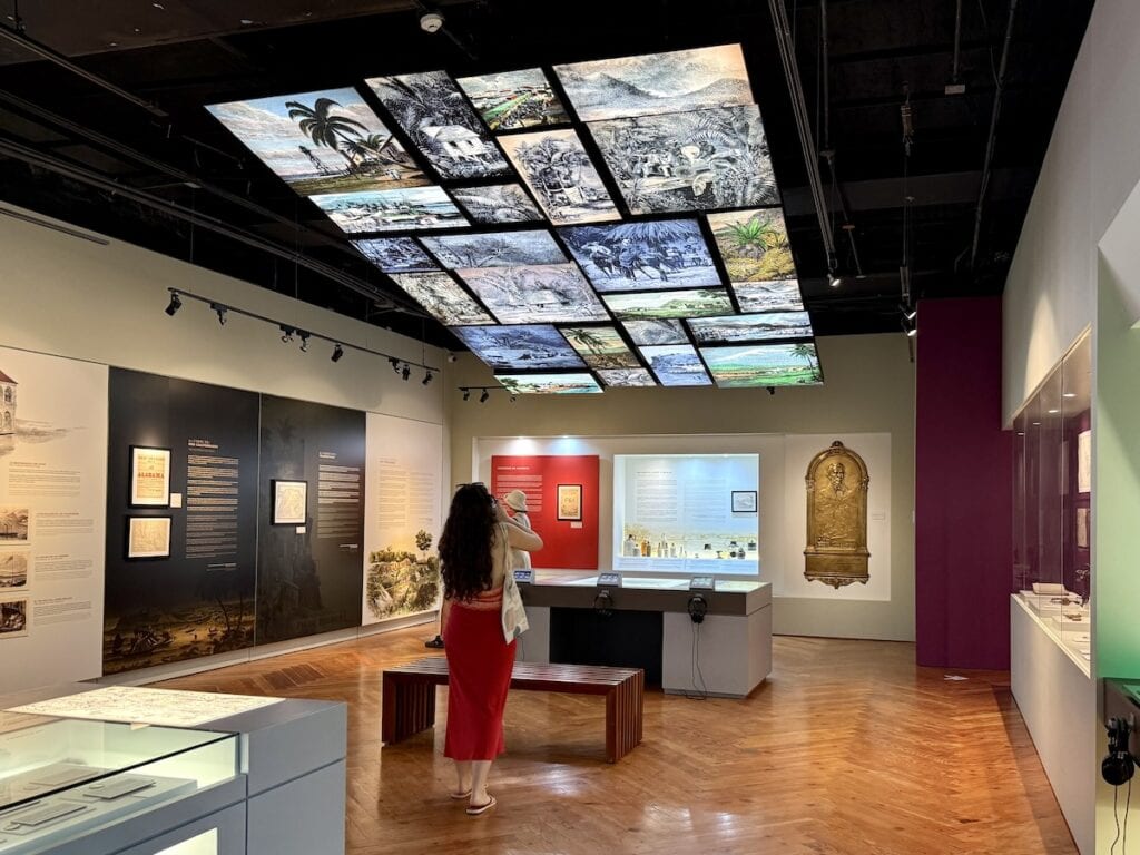 Inside the Canal Museum in Panama City
