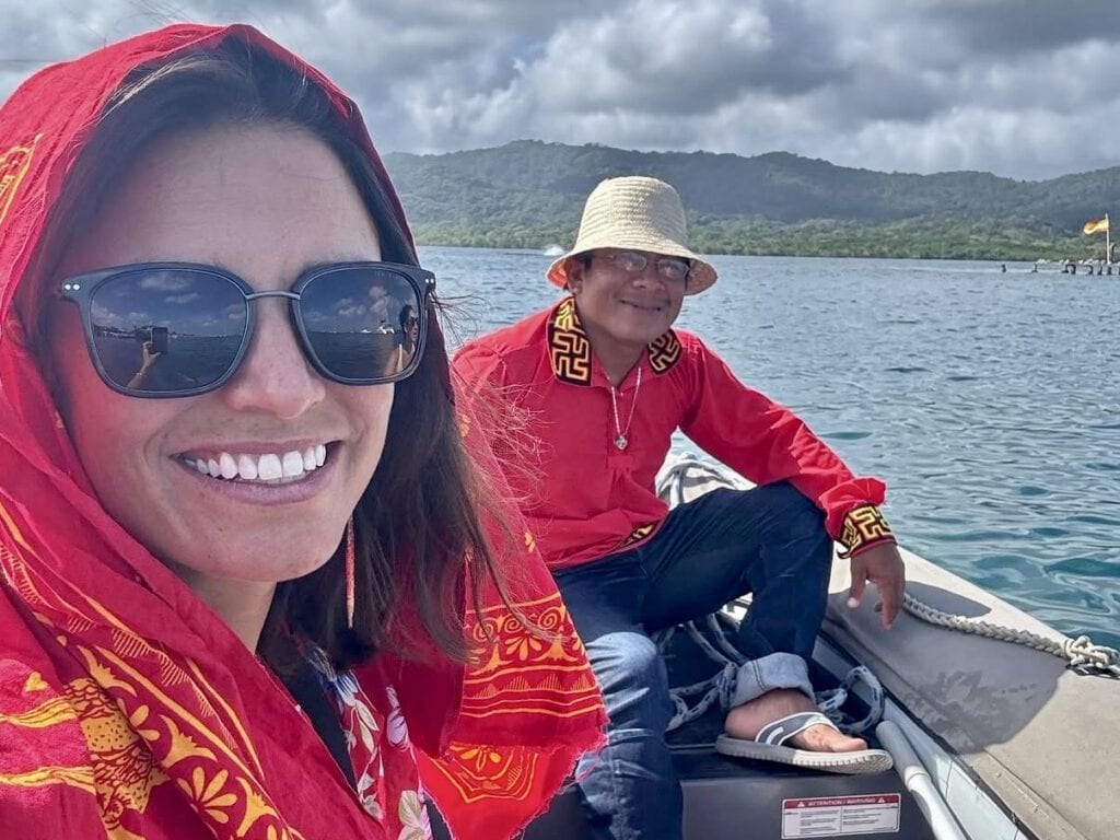 Estefanía (Stef) Gamarra, founder of Ulu Sailing