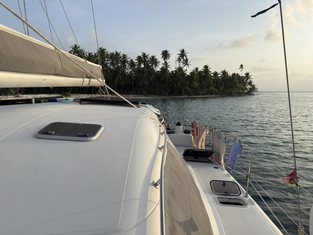Sailboat in the San Blas Islands