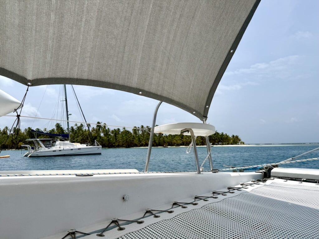 The Kaya catamaran from Ulu Sailing in the San Blas Islands