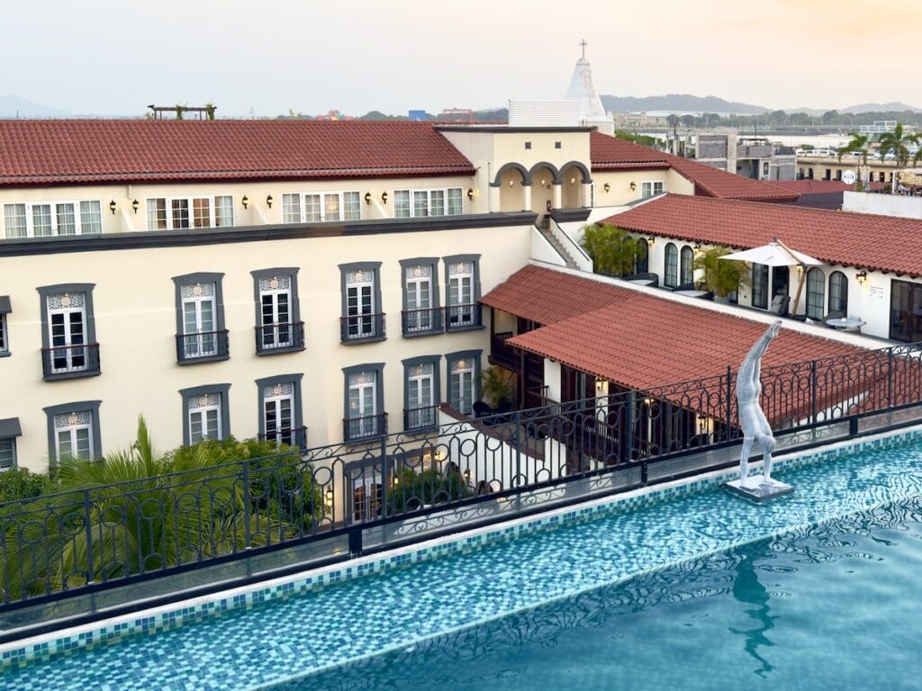 View from the rooftop of Hotel La Compania, Casco Viejo, Panama