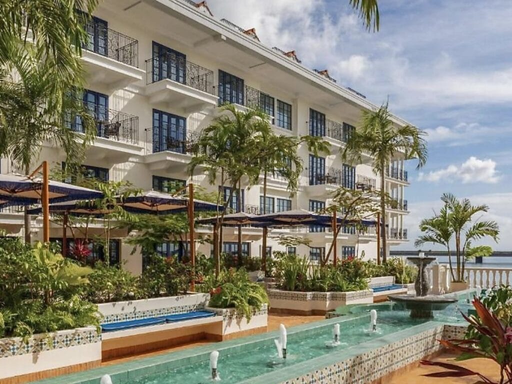 Exterior of Sofitel Legend Hotel in Casco Viejo, Panama