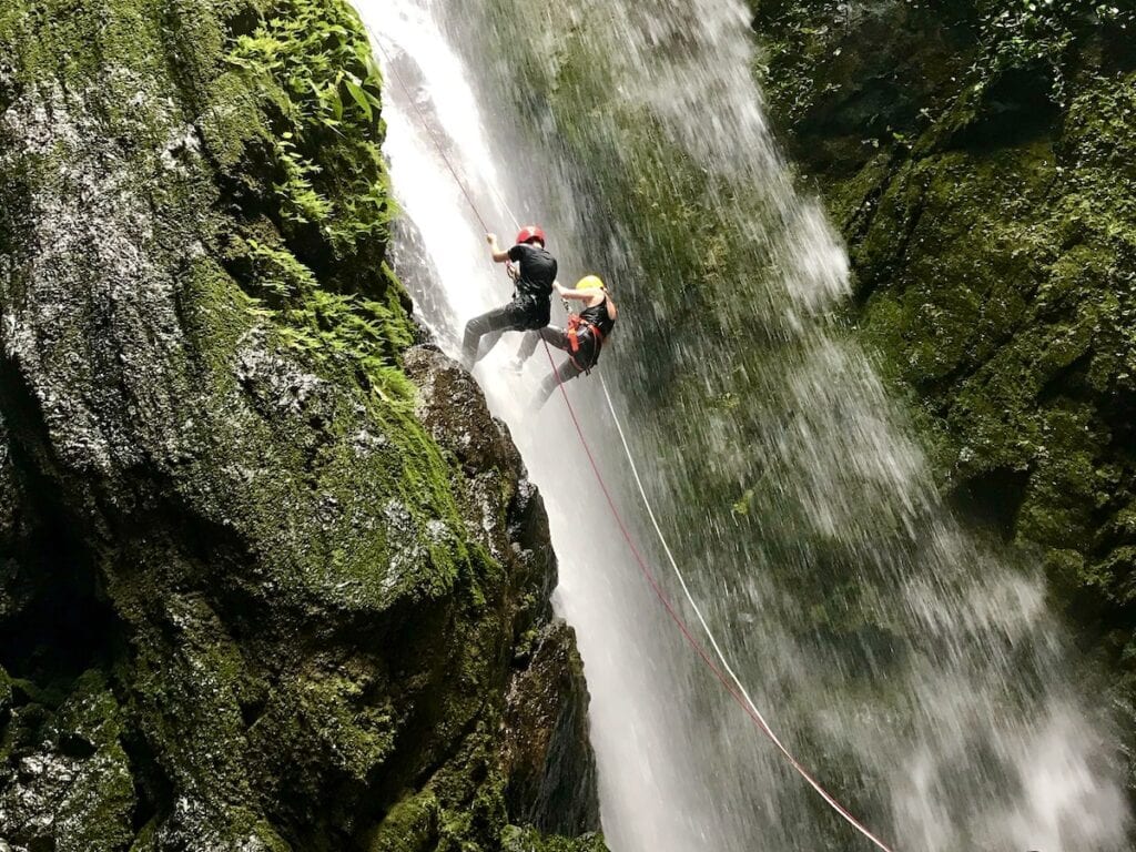 Waterfall Rappelling on the Osa Peninsula